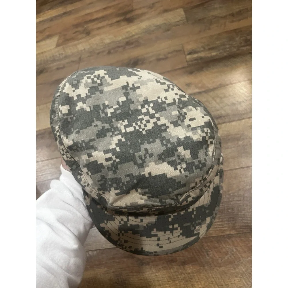 Vintage 2005 U.S. Army Patrol Cap Hat Digital Camo 7‎ 3/4 Sekri Industries Y2k